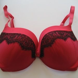 Victoria's Secret sexy red satin bra 34D